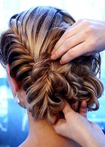 плетение кос на средние волосы