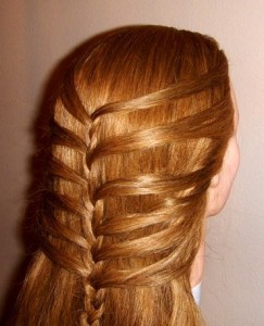 плетение кос на средние волосы