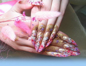 Красивые фото китайской росписи ногтей