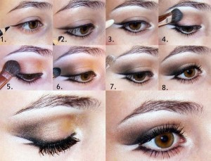 Уроки макияжа для карих глаз поэтапно
